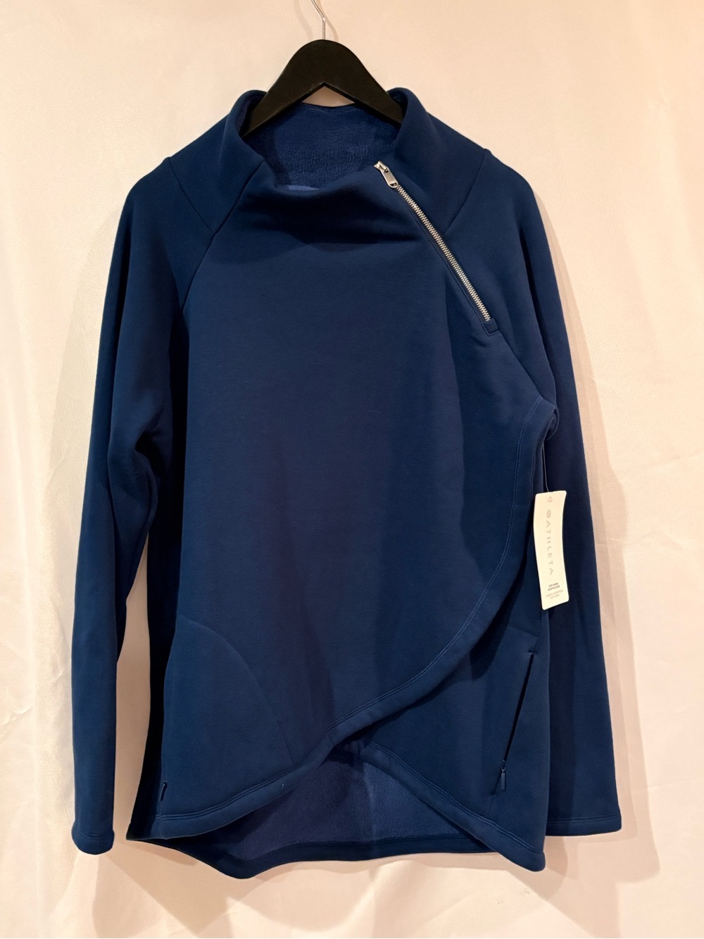 Athleta Cozy Karma Asymmetrical Pullover NEW
